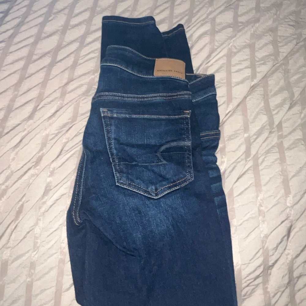 Dark skinny jeans